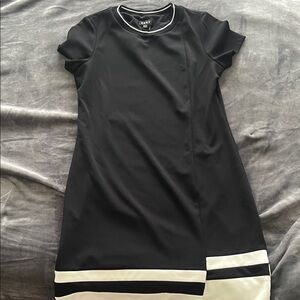 H&M Black Dress with White Accents